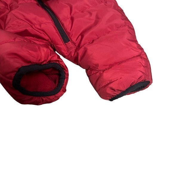Jordan Infant Baby 9m Red Zip Front Jumpman Puffer Snowsuit 556578 - Picture 5 of 9